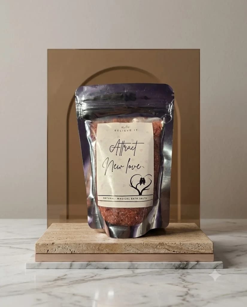 Attract new love Bath salt product photograph