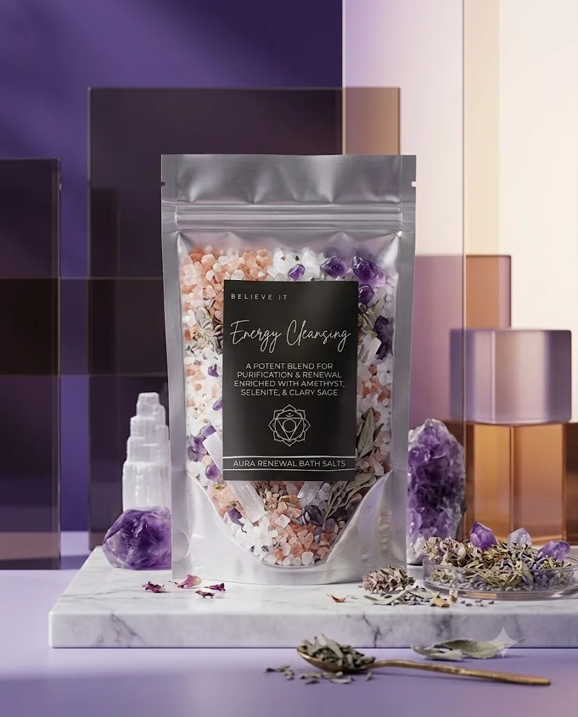 Energy Cleansing Bath salt product photograph