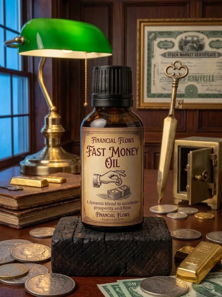 Fast Money oil product photograph