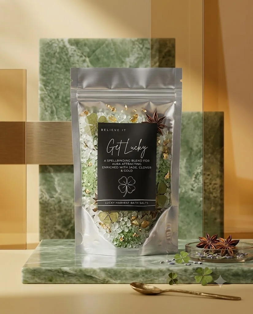 Get lucky Bath salt product photograph
