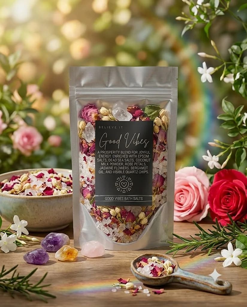 Good vibes Bath salt product photograph