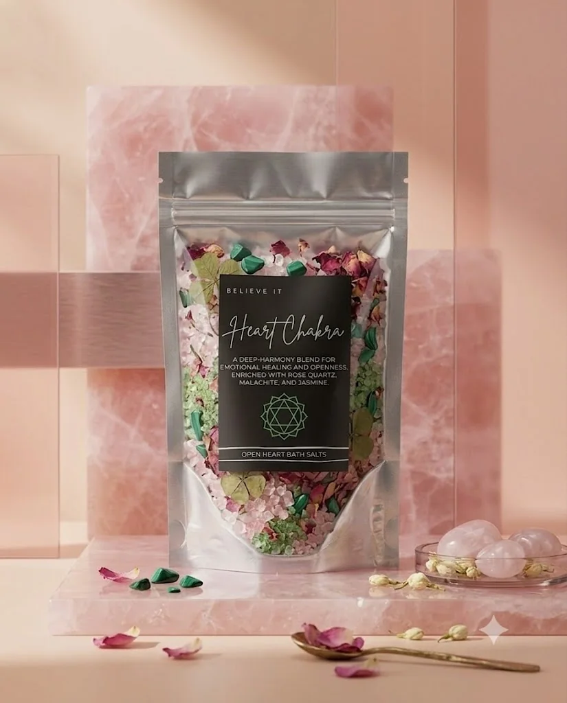 Heart Chakra Bath salt product photograph