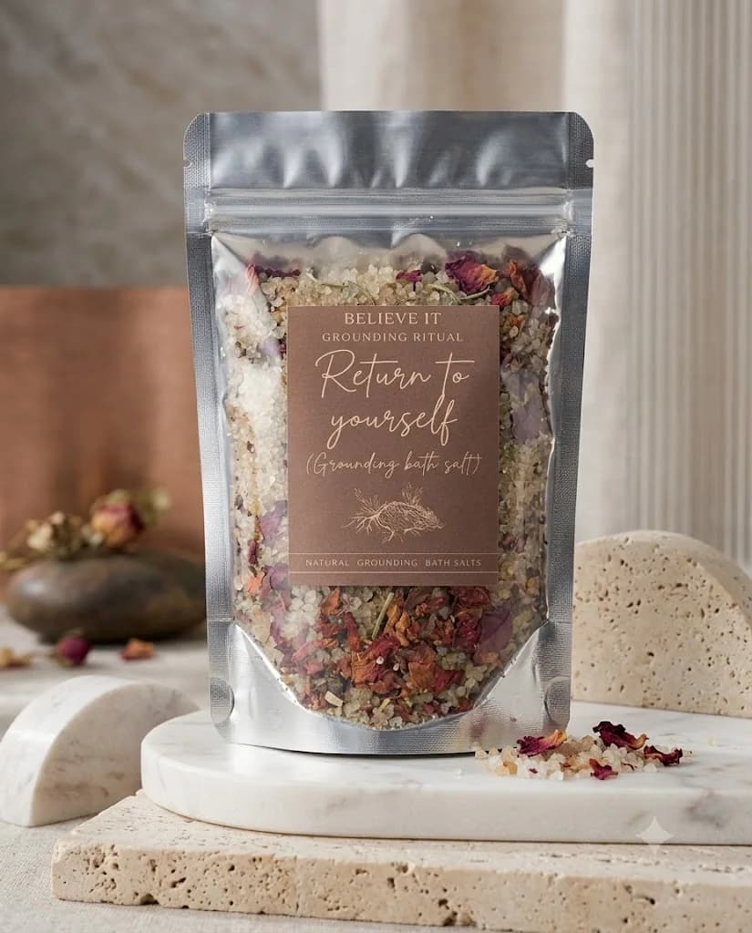 Return to yourself Bath salt product photograph