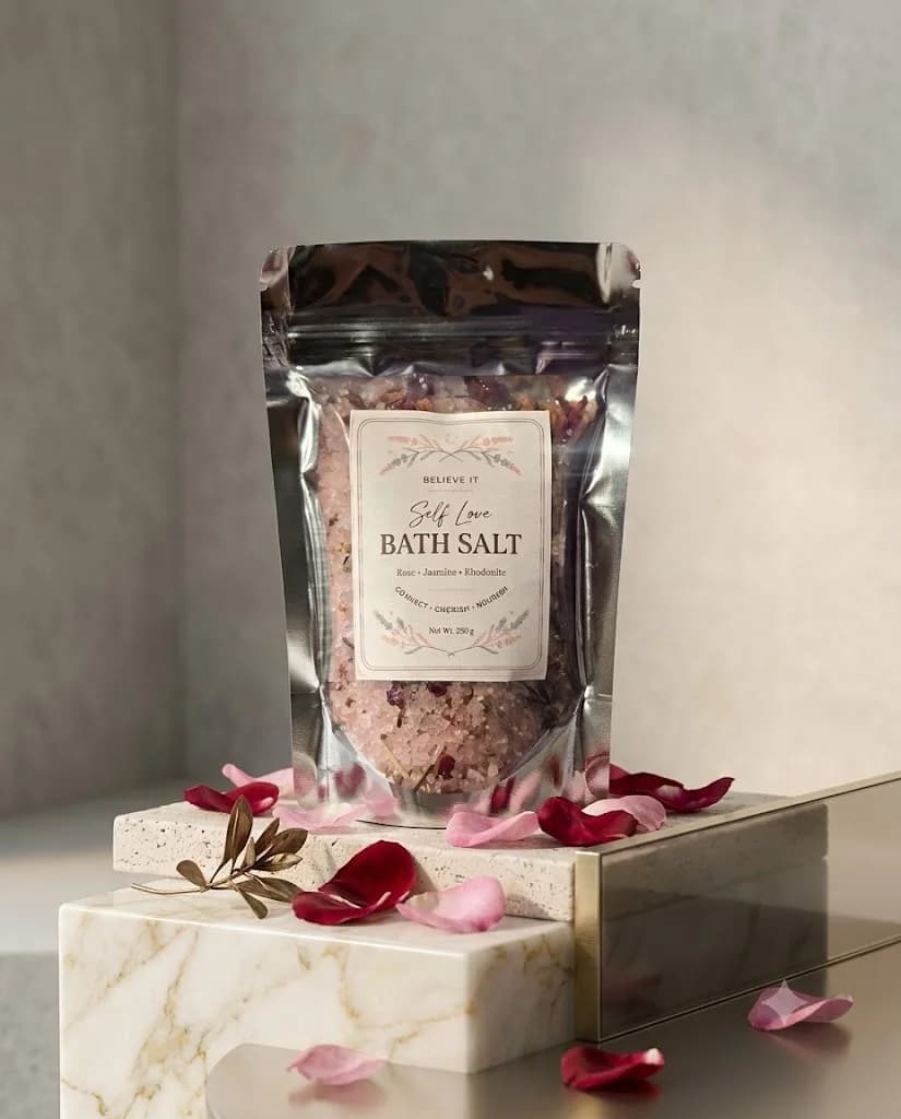 Self Love Bath salt product photograph