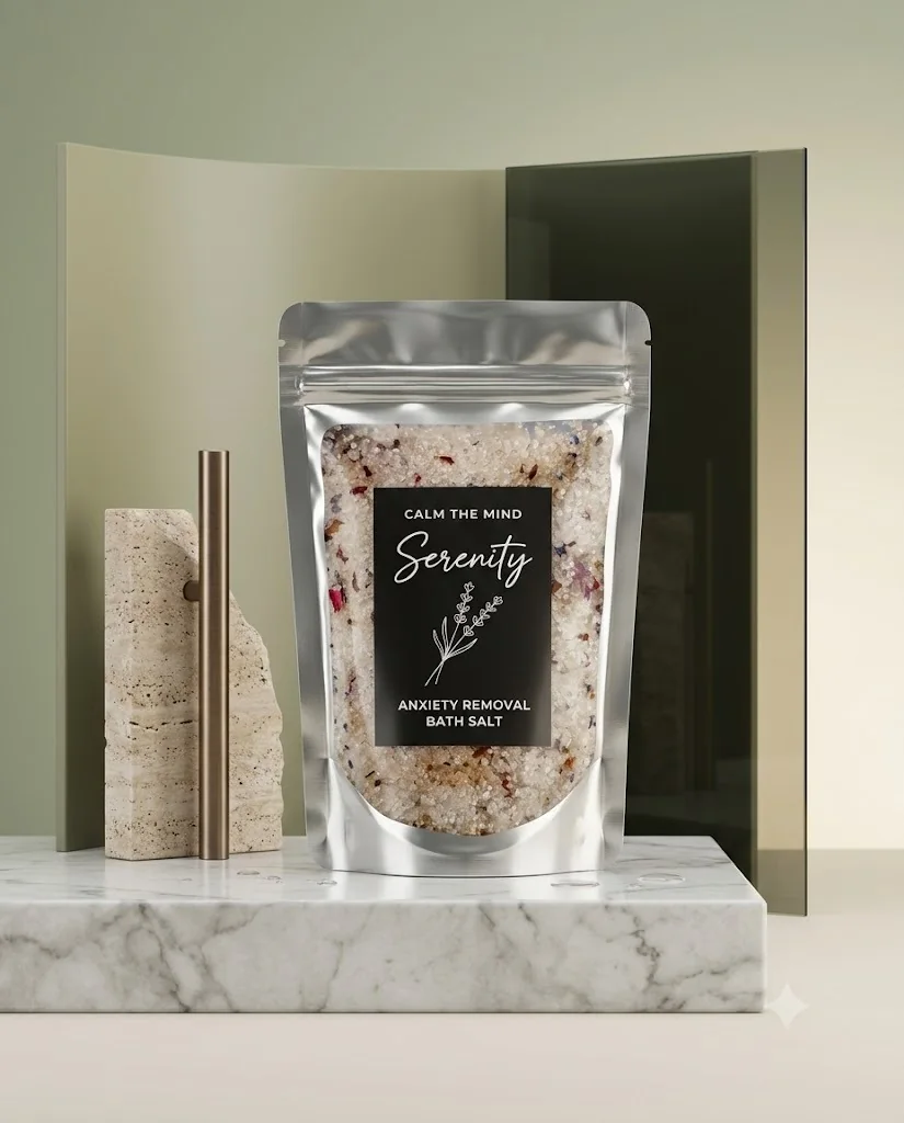 Serenity Bath salt product photograph