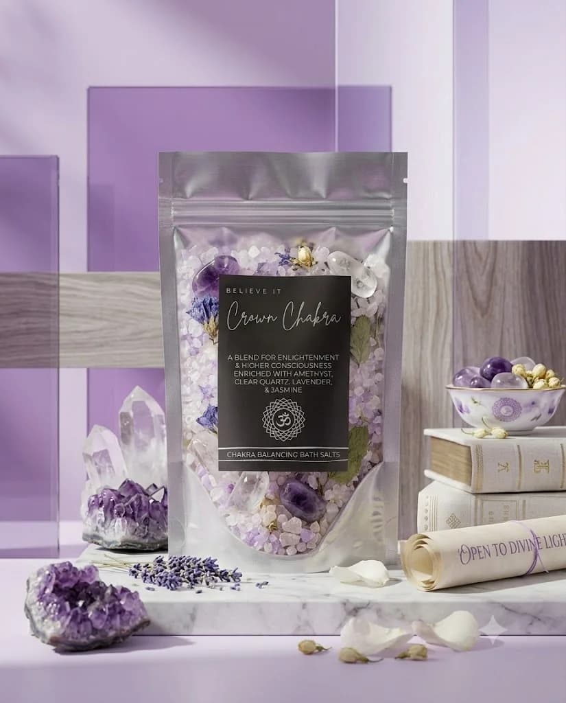 Crown Chakra Bath salt product photograph